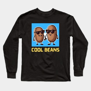 Cool Beans | Beans Pun Long Sleeve T-Shirt